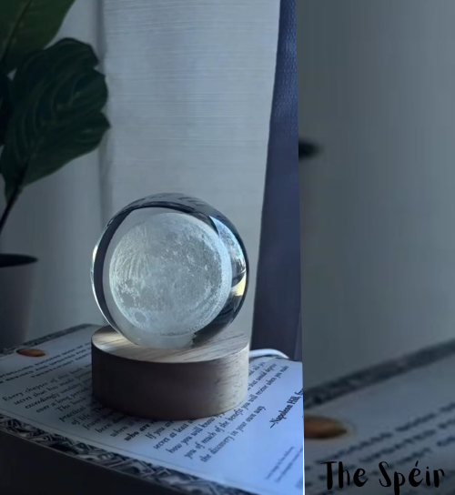 Moon Lamp - 3D Crystal Ball Night Light