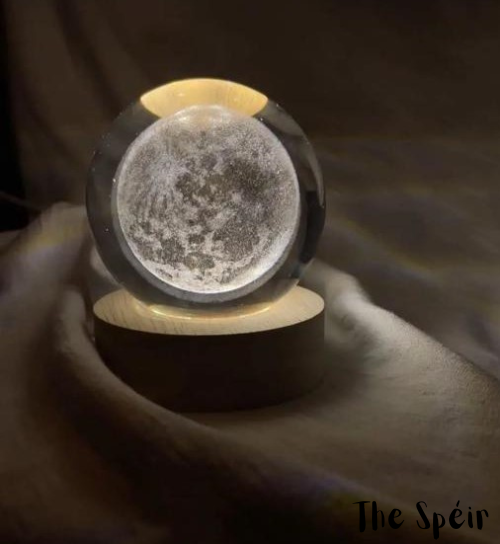 Moon Lamp - 3D Crystal Ball Night Light