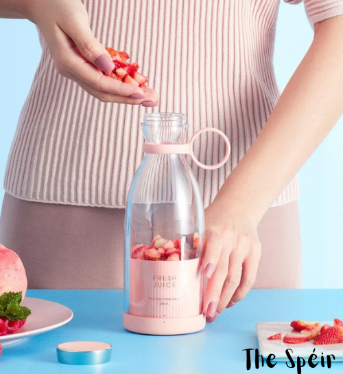 Electric Mini Portable Juicer Blender - USB Rechargeable