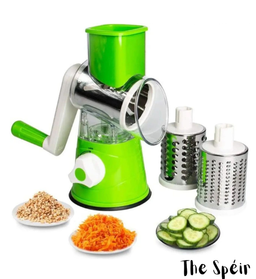 3 in 1 Tabletop Drum Grater